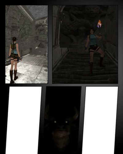 Lara Croft Vs The Minotaurus W.I.P.