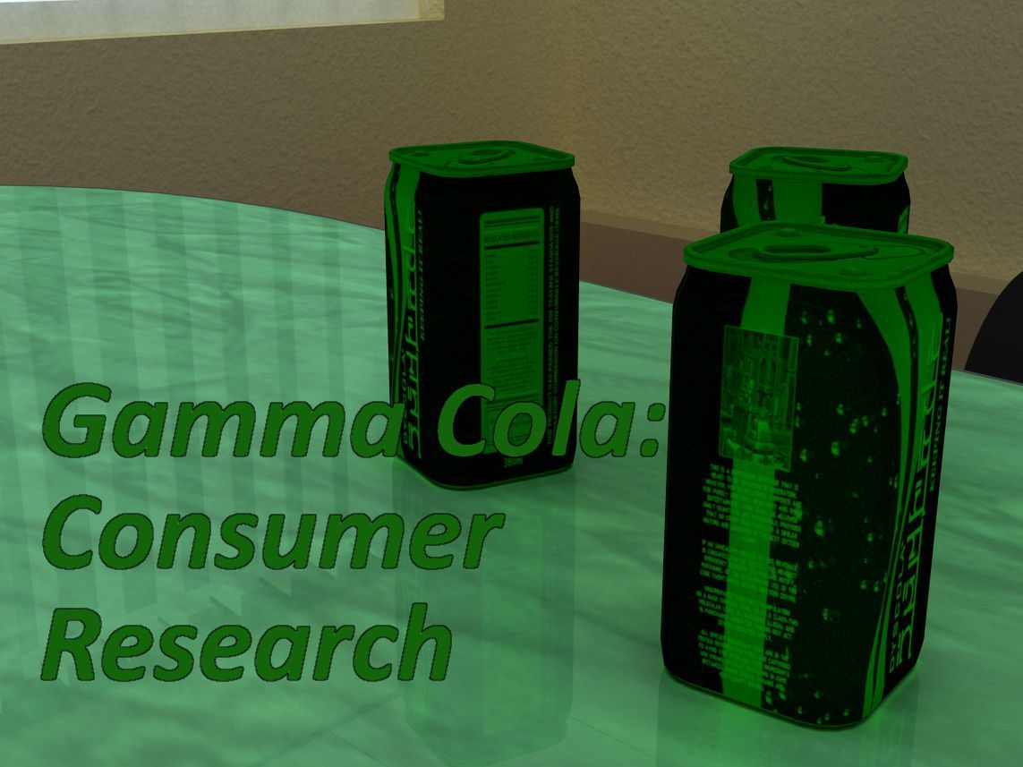 gamma cola:consumer nghiên cứu