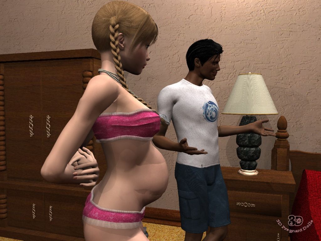[3d] suerte mendigo es Mierda dos embarazada los adolescentes en bedroom!