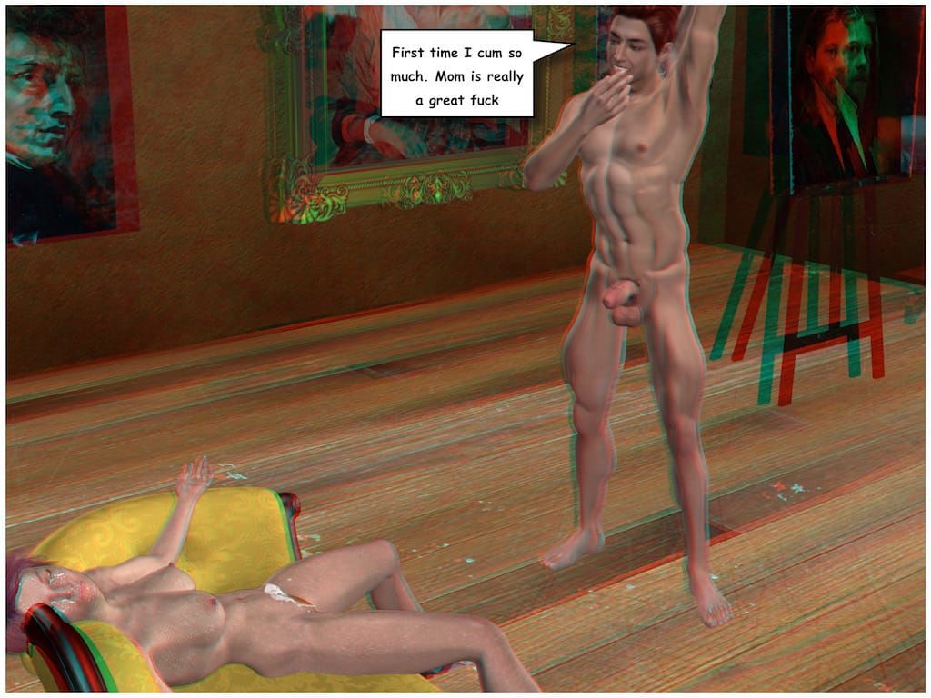 [Vger] Posing for my mother (3d anaglyph version] - part 6