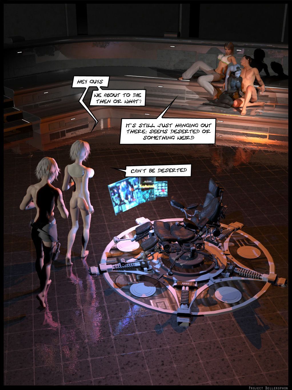 プロジェクト bellerophon コミック 18: 影 - 塵