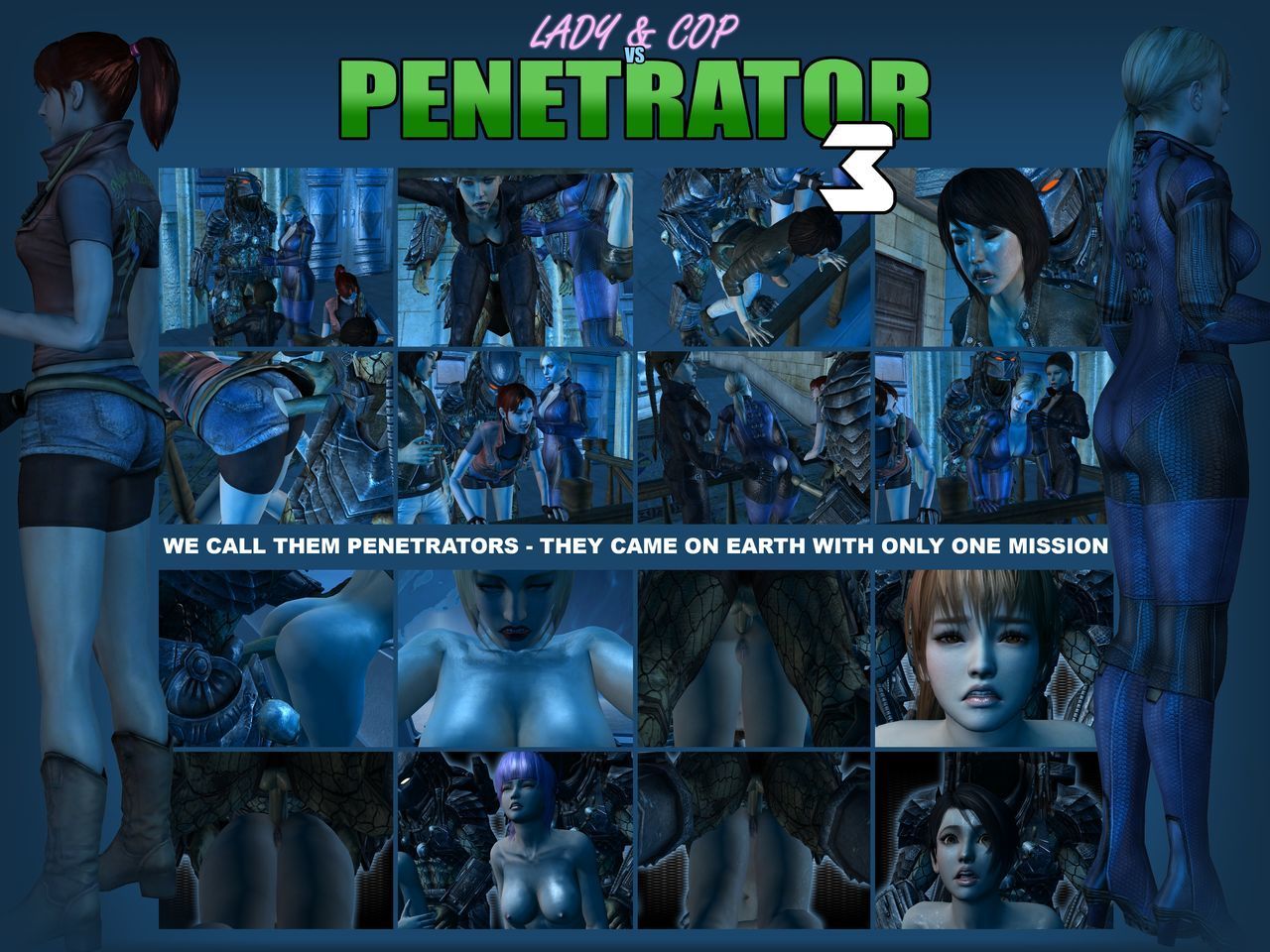 Lady & Cop VS Penetrator 3 (Preview)