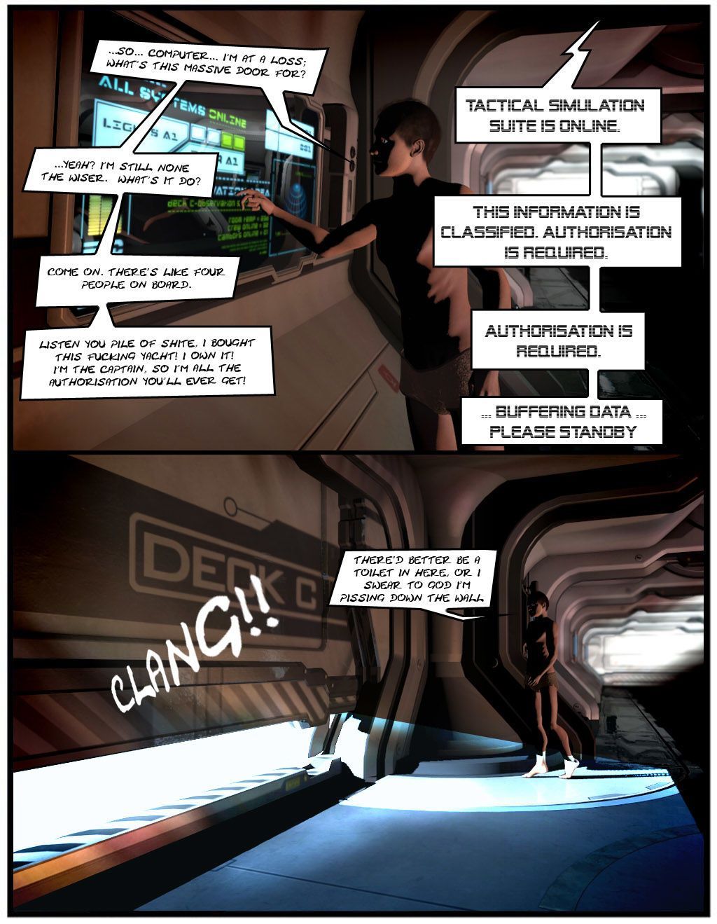 Project Nemesis Comic 8: Breakfast in Tacspace