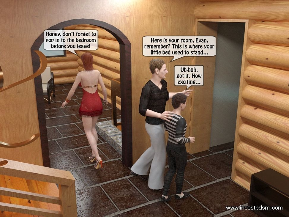 maman et fils sauna