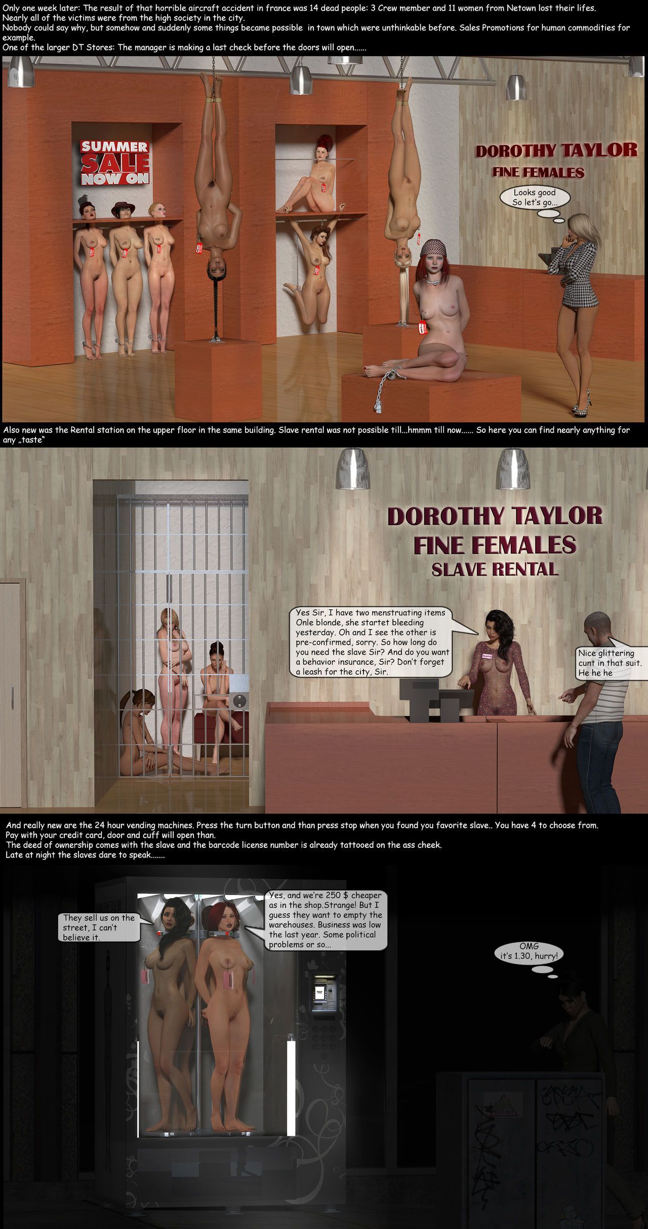 artist3d chris63 dorothy Taylor La servitude esclave 2 en cours