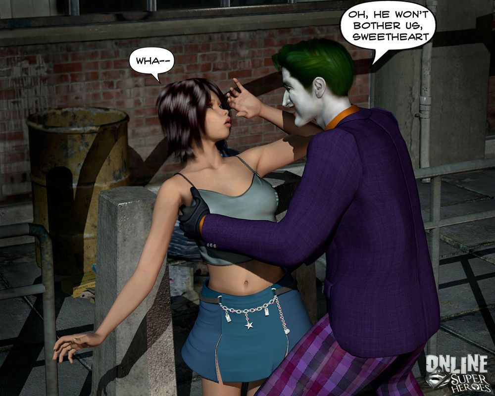 [online superheroes] Joker pháo bông một Nóng Babe trong những hẻm (batman)