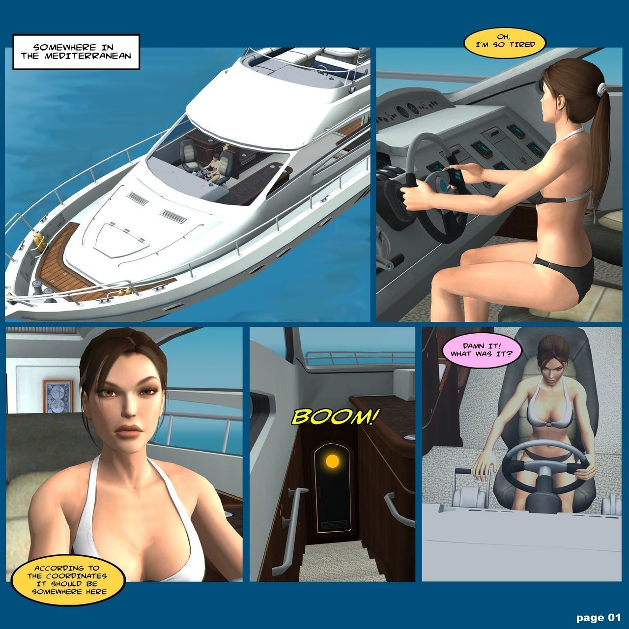 signora & monster: sessuale storia su un yacht