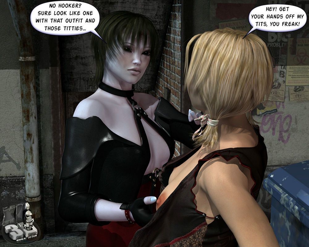 naughty Mädchen bekommt Angegriffen in ein dunkel alley :Von: ein meine bitch!