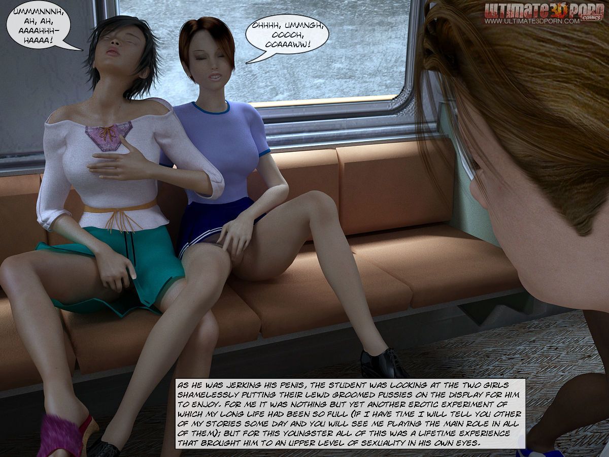[3D] Sex in Subway - part 2