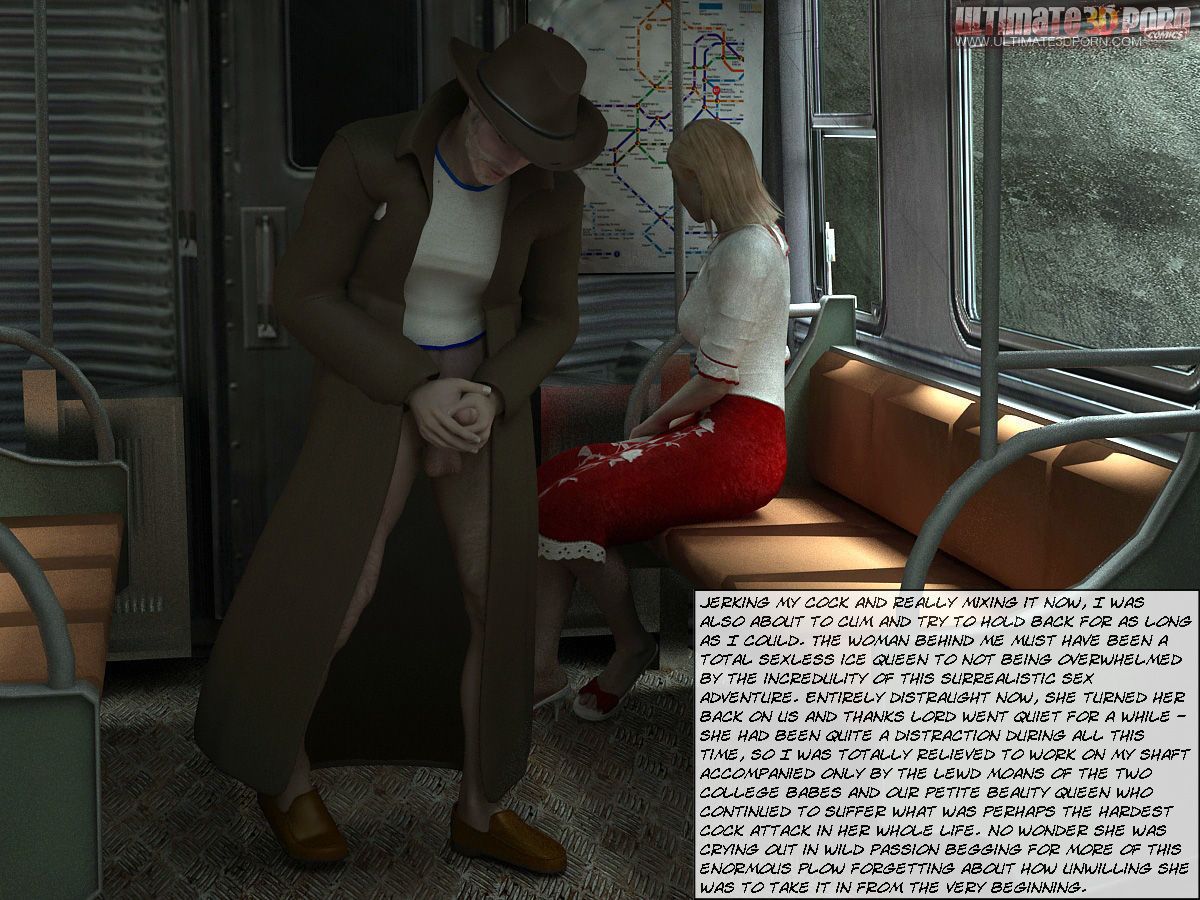 [3d] 性爱 在 地铁 一部分 3