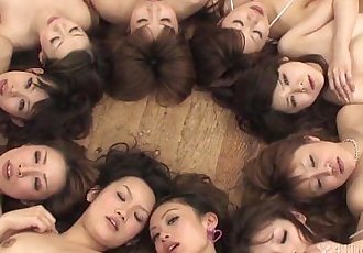 41Ticket - Wet Hot Orgy: Ten Girls Moan - 5 min HD