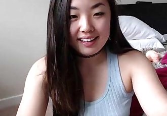 cute korean girl plays with her pussy - 17 min