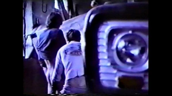 1980s ट्रक पार्क आधी रात समूह wank