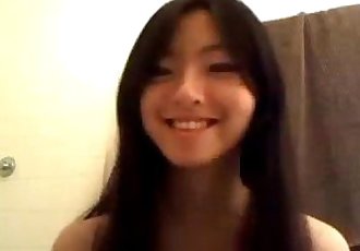 Cute Skinny 18 Year Old Asian Girl Hot Masturbating CamGirlCumClub.Com - 10 min