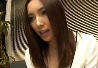 Nozomi Mashiro Asian doll gets pussy spread and masturbated in close up - 10 min