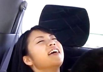 Aya Matsuki has bee stings sucked and slit aroused in the car - 10 min
