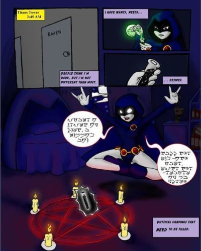 SlashySmiley Raven Comic (Teen Titans) Incomplete