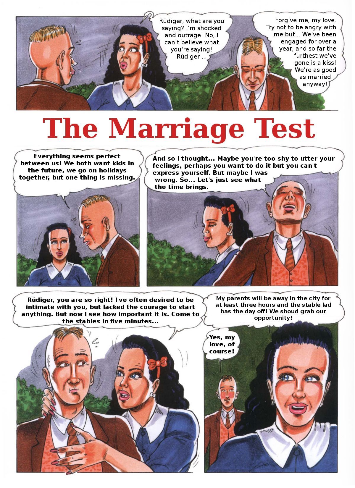 kurt marasotti De Huwelijk test Van sexotic Comic #11 {eng}