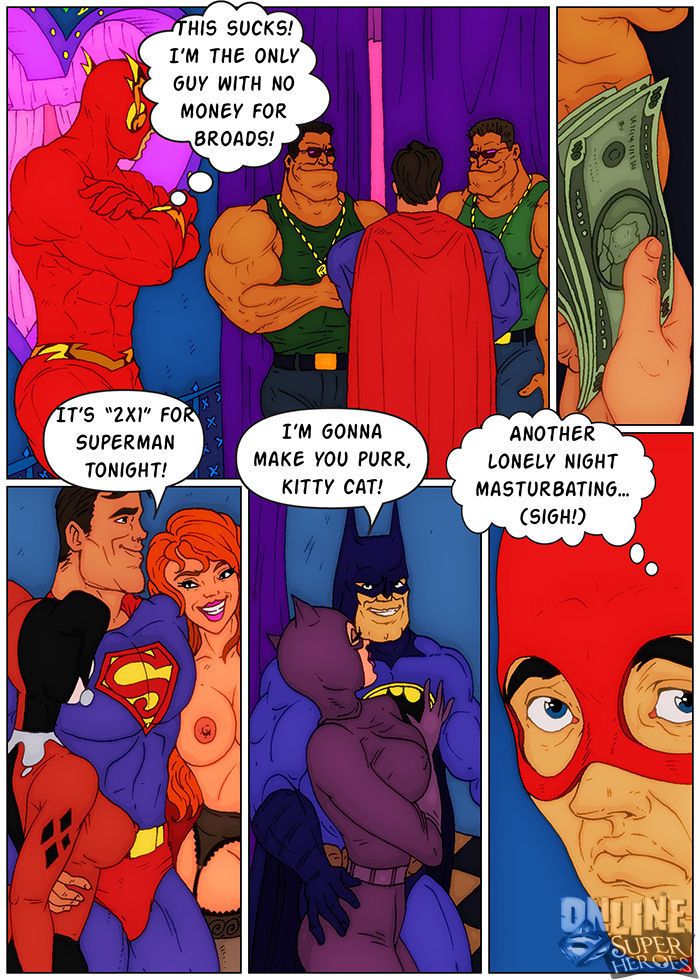 En ligne les super-héros FLASH dans de débauche Maison (justice league)
