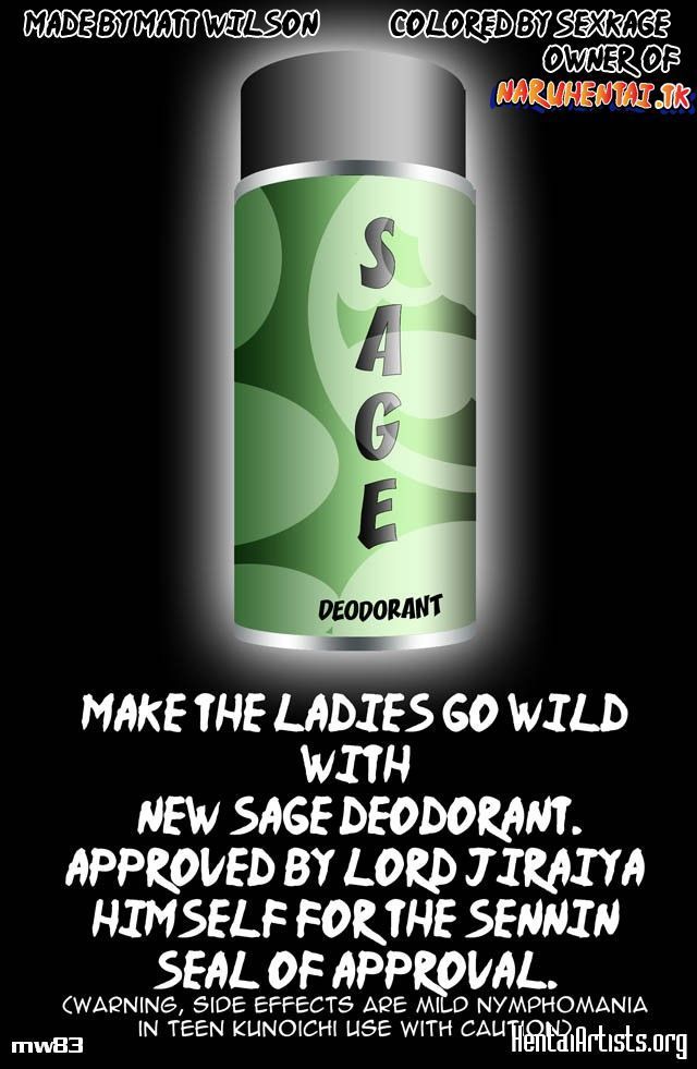 Mat Wilson Salie deodorant (naruto) gekleurd