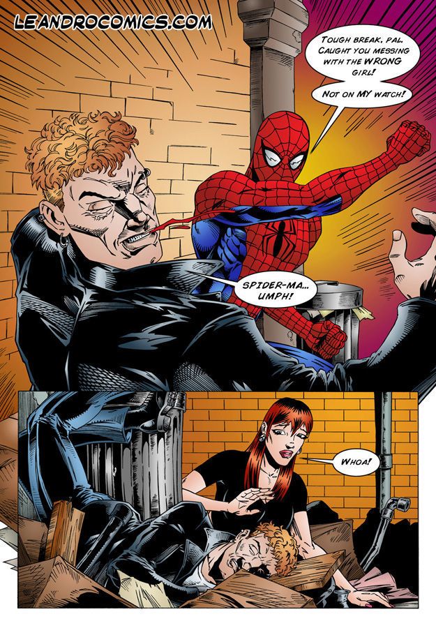 Leandro comics araña hombre