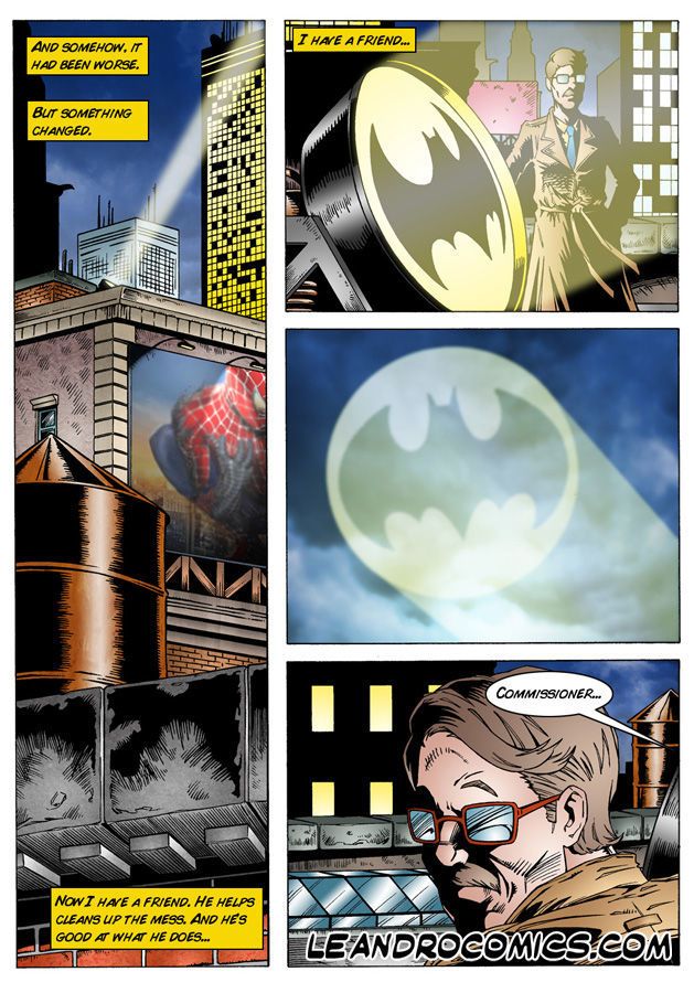 Leandro Comics Batman and Catwoman