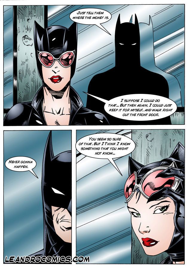 Leandro comics batman y catwoman