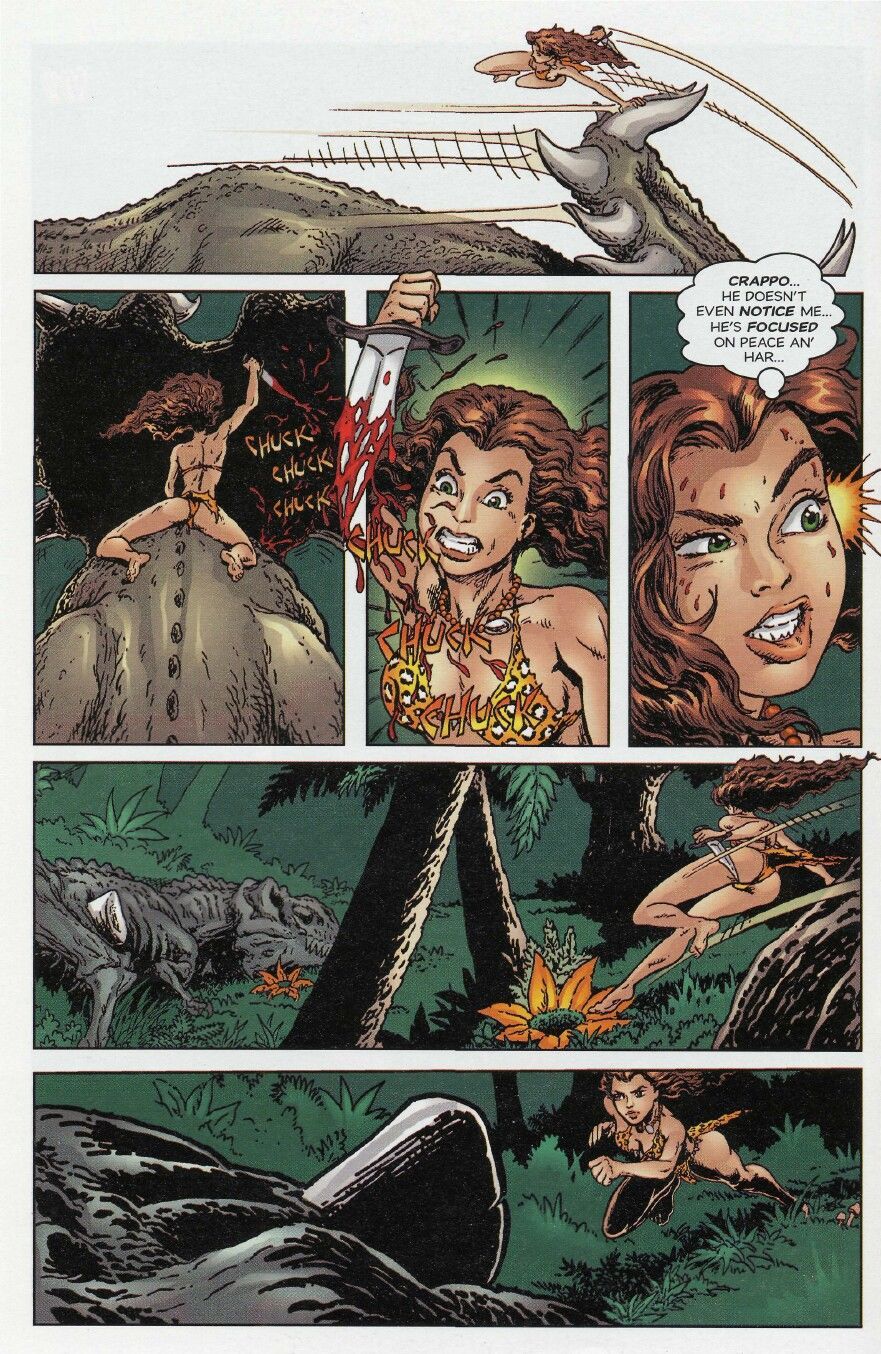 budd gốc Sean shaw cavewoman màu đặc biệt #1