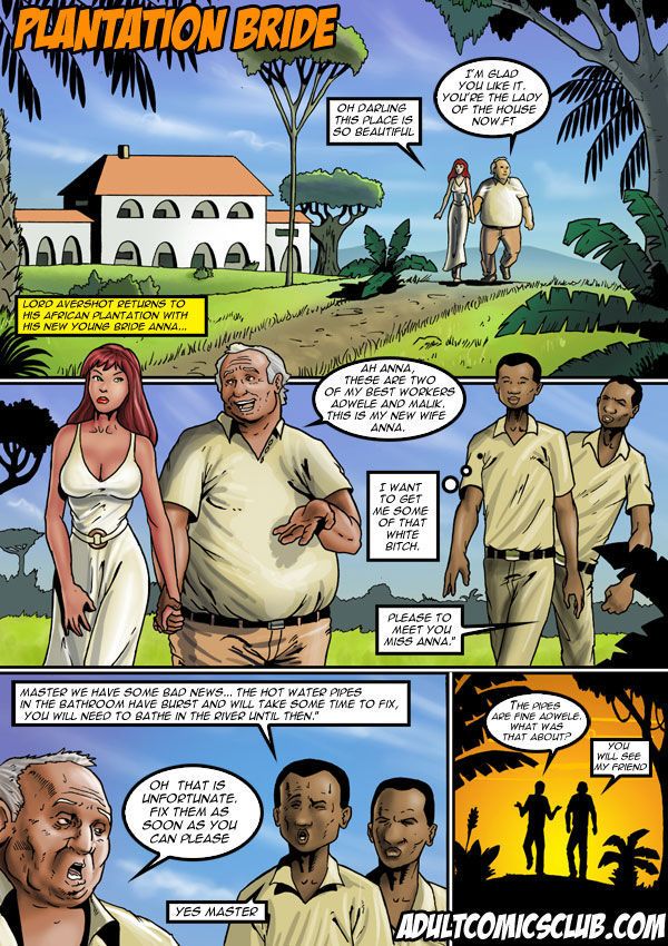adulto comics Club plantación novia