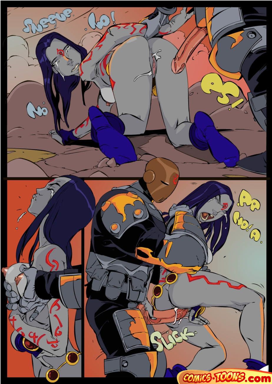 Okunev Slade And Raven (Teen Titans)