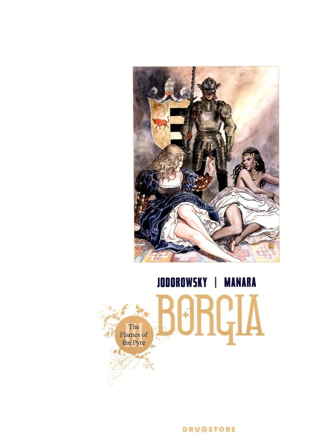 Alejandro Jodorowsky & Milo manara Borgia #3 w płomień z w ognisko