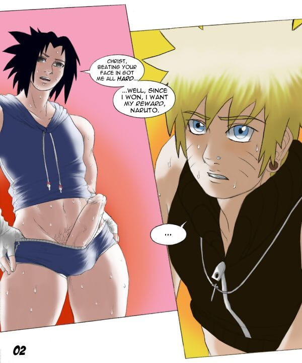 amor toque Naruto vs sasuke