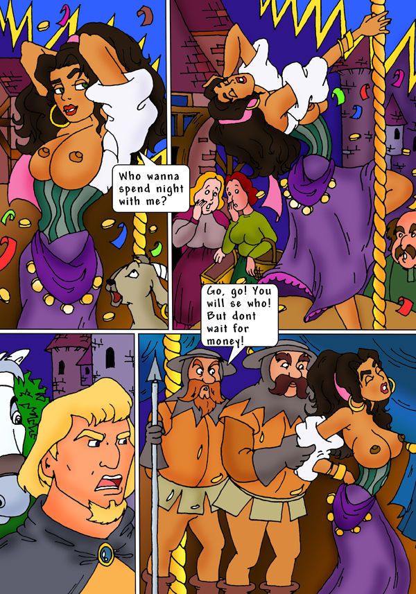 Esmeralda et frollo (the bossu de Notre dame)