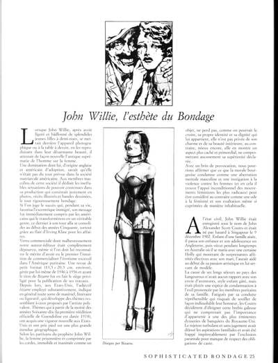 những nghệ thuật những John willie : tinh vi Xiềng xích 1946 1961 : một minh họa tiểu sử phần 2