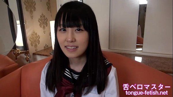 Japon Asya kızlar Uzun dil showing, dil Fetiş