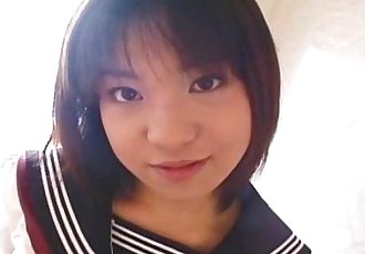 Vrij japans Schoolmeisje cumfaced ongecensureerde 7 min