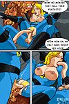 Invisible Woman gangbanged by the rest of the Fantastic Four