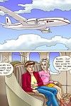 अमांडा साहसिक पर एक विमान