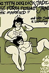 Grande Peitinho cão pau Jade e peludos fetichista Jane são casado
