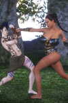 süper – cavegirl Zoey vs. savaşçı Krissy