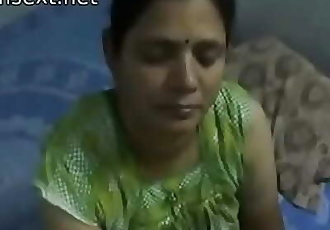 Indian desi mom gives very hot oily handjob to her son 2 min