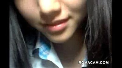 webcam Mignon Chinois adolescent montrant aucun Sexe 1 min 11 sec