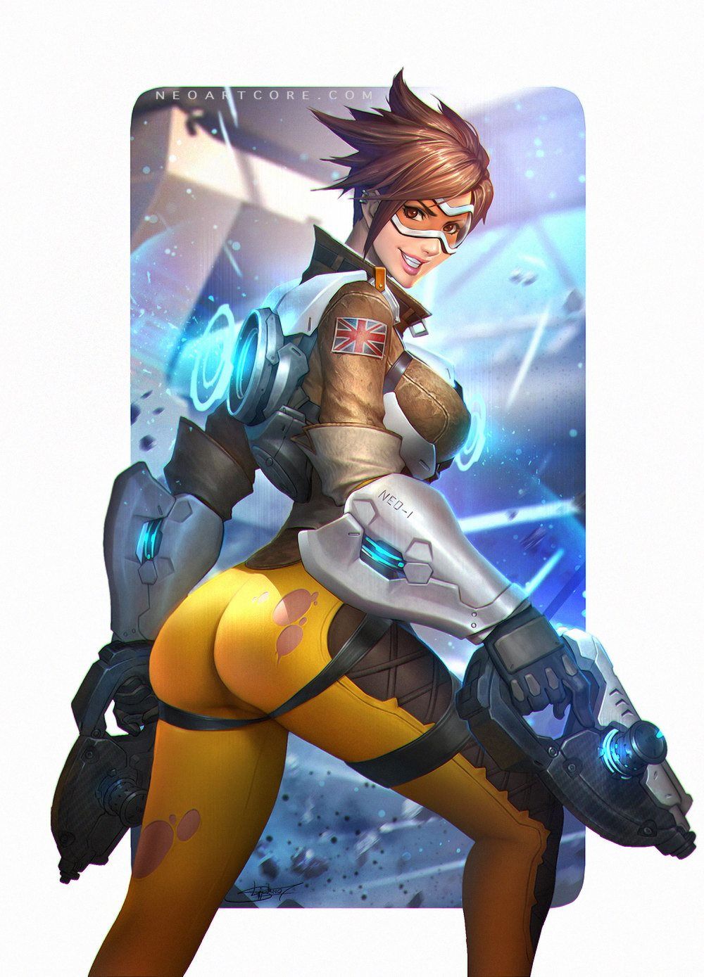Thick Girls in Skin-tight Clothes - Overwatch Inspired