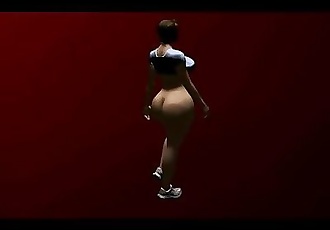 maytte milf curvy Fille 3d animation