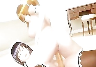 tranny 3d Hentai pokojówka przejebane Psie busty Anime
