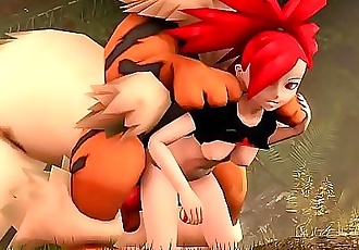 PokemonFlannery trying to catch an Arcanine 1 min 1 sec HD