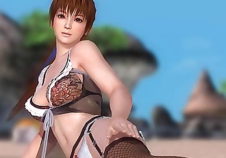 Dead or Alive 5 1.09 - Kasumis Strech on the Beach w/ Sexy Outfits