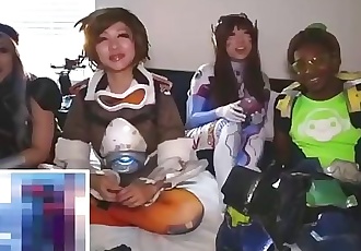 Overwatch Cosplayers react to Overwatch Hentai and are totally into it
