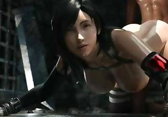tifa thicc_final Fantasia 7 remake_in o dungeon