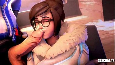 Overwatch Mei Character Porn and Sex - 2 min
